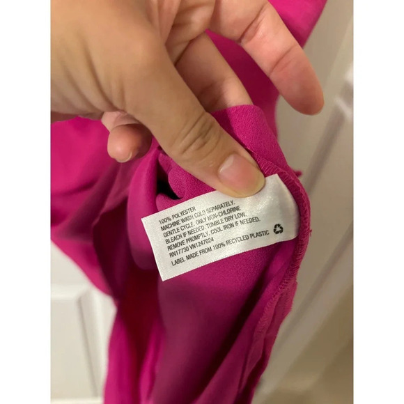 Cushnie Target pink twist front midi dress sz 10 - Picture 6 of 10